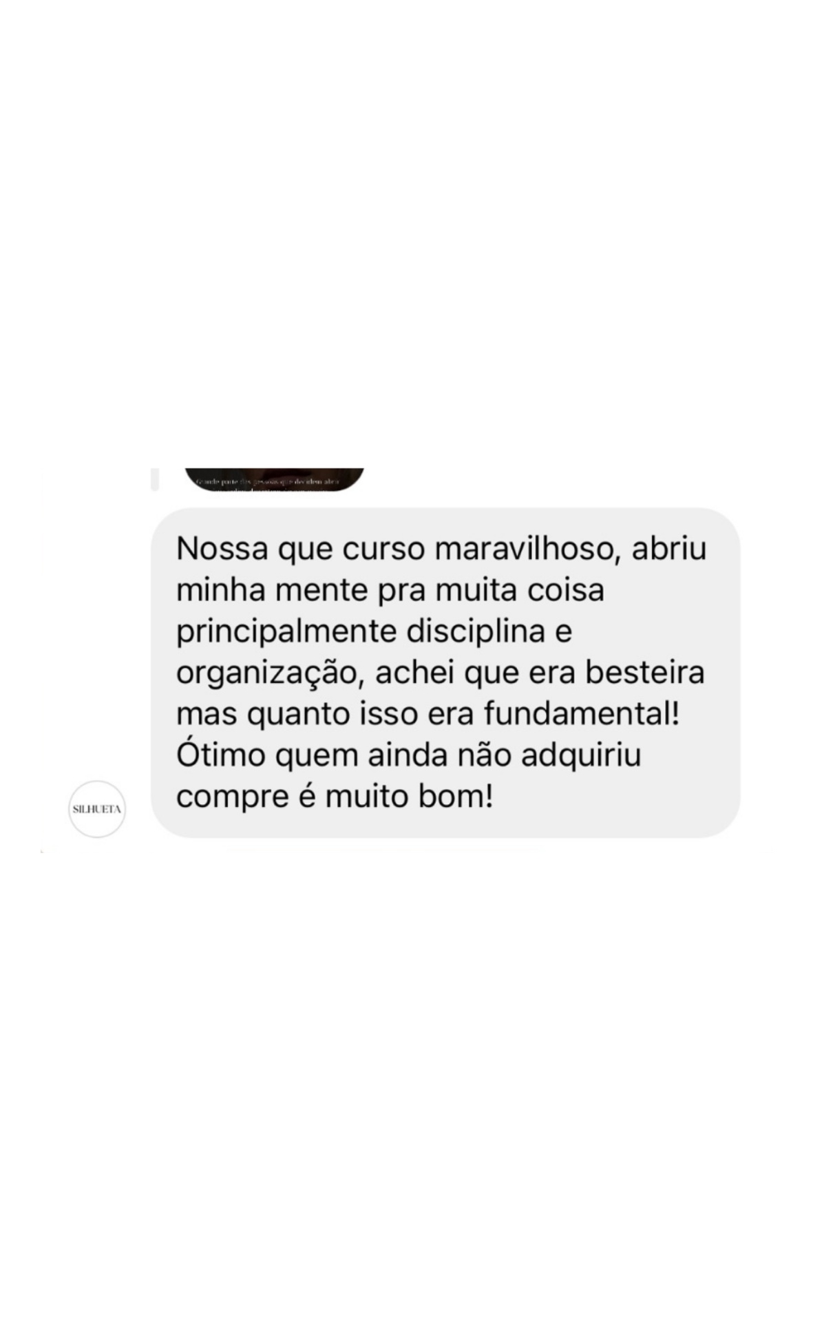 Depoimento de aluna 7